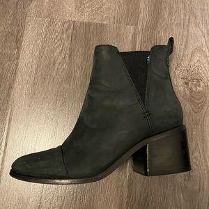 TOMS black booties